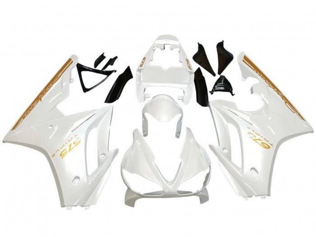 2009-2012 Triumph Daytona 675 Triple Motorcycle Fairings - White Gold Canada for Sale
