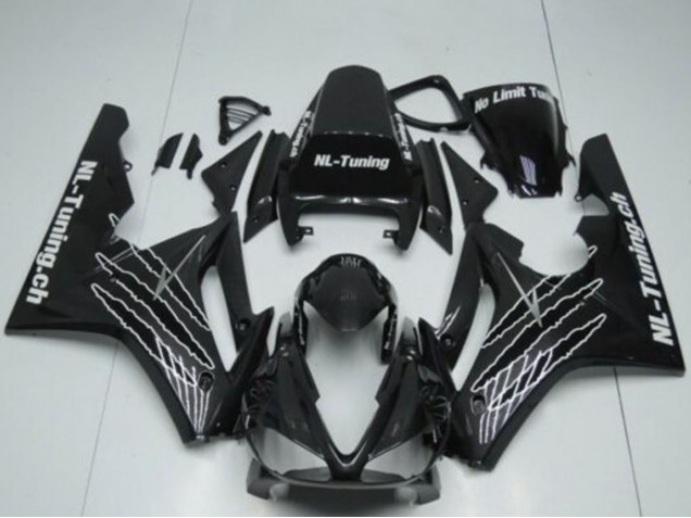 2009-2012 Triumph Daytona 675 Triple Motorcycle Fairings - Glossy Black White Claw Canada for Sale