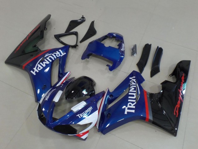 2009-2012 Triumph Daytona 675 Triple Motorcycle Fairings - Blue Red White Glossy Black Canada for Sale