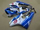 2009-2012 Triumph Daytona 675 Triple Motorcycle Fairings - White Blue Hpi Canada for Sale