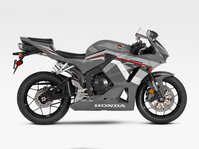2009-2012 Honda CBR600RR F5 Motorcycle Fairings - Grey White Red Canada for Sale