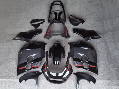 1987-1988 Honda CBR1000F Hurricane Motorcycle Fairings - Glossy Black Matte Grey Red Line Canada for Sale