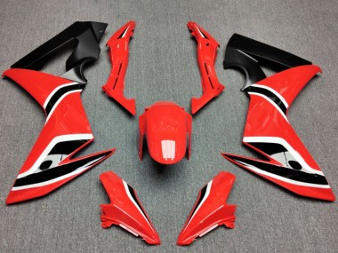 2014-2016 Honda CBR650F Motorcycle Fairings - Red Matte Black Canada for Sale