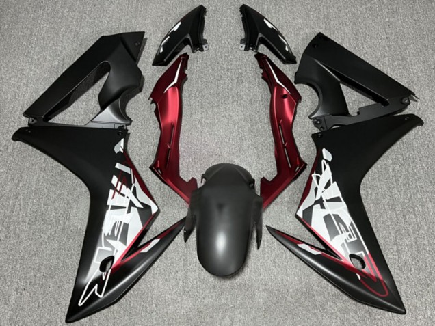 2014-2016 Honda CBR650F Motorcycle Fairings - Matte Black Red Canada for Sale