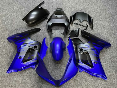 2003-2013 Suzuki SV650 Motorcycle Fairings - Blue Matte Black Splash Canada for Sale