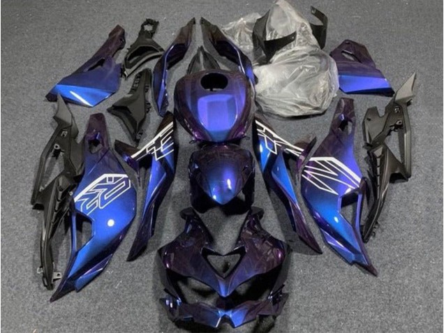 2019-2025 Kawasaki ZX4R ZX-4RR Motorcycle Fairings - Purple Blue Gradient Canada for Sale