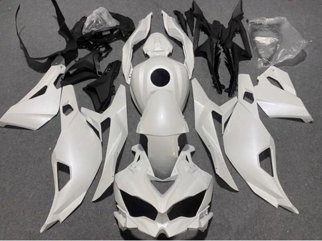 2019-2025 Kawasaki ZX4R ZX-4RR Motorcycle Fairings - Pearl White Canada for Sale