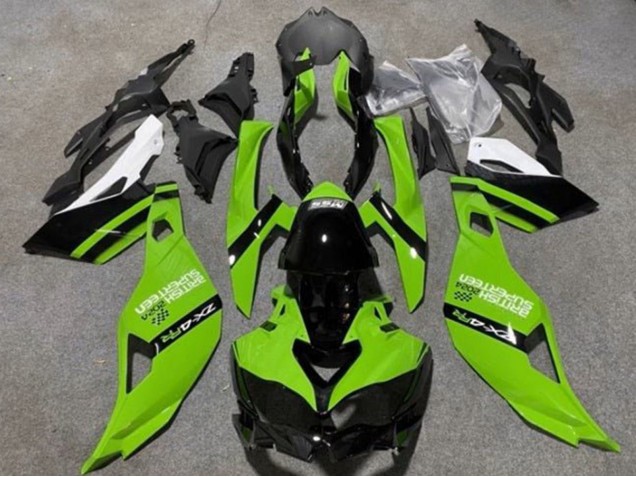 2019-2025 Kawasaki ZX4R ZX-4RR Motorcycle Fairings - Green Black White Canada for Sale