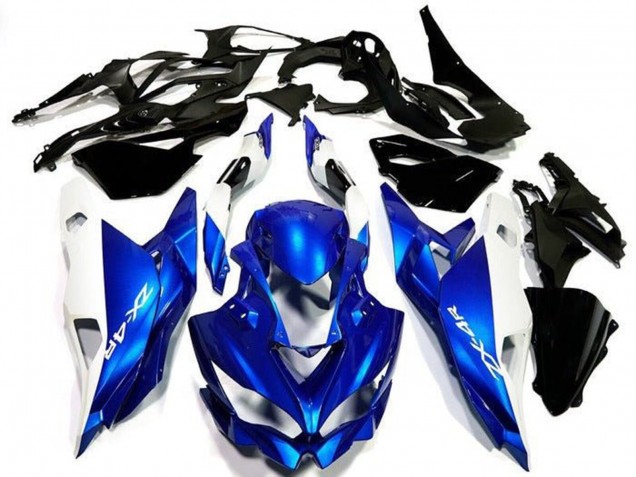2019-2025 Kawasaki ZX4R ZX-4RR Motorcycle Fairings - White Blue Canada for Sale
