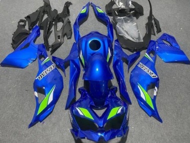 2019-2025 Kawasaki ZX4R ZX-4RR Motorcycle Fairings - Blue Green Ecstar Canada for Sale