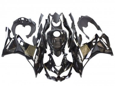 2019-2025 Kawasaki ZX4R ZX-4RR Motorcycle Fairings - Glossy Black White Gold Canada for Sale