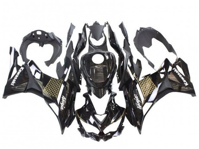 2019-2025 Kawasaki ZX4R ZX-4RR Motorcycle Fairings - Glossy Black White Gold Canada for Sale