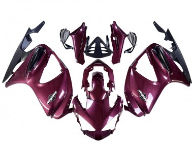 2002-2016 Honda ST1300 Motorcycle Fairings - Purple Matte Black Canada for Sale