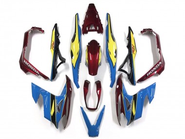2018-2021 Honda ADV150 Motorcycle Fairings - Blue Yellow Red Canada for Sale