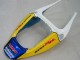 2005-2006 Honda CBR600RR Motorcycle Fairings - Blue White Yellow Rothmans Canada for Sale