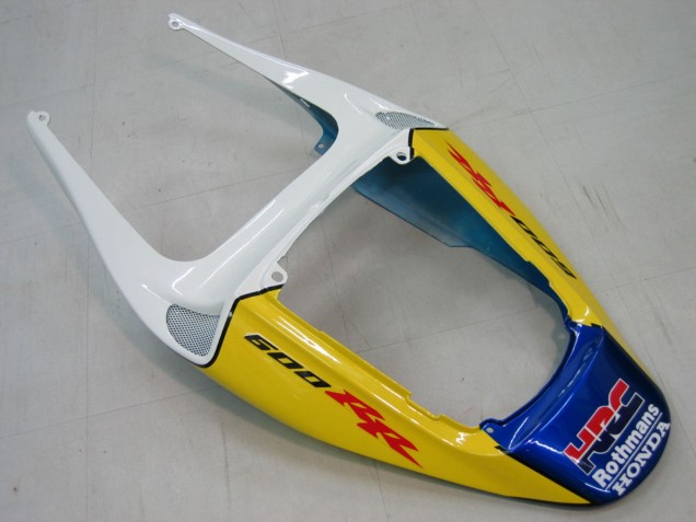 2005-2006 Honda CBR600RR Motorcycle Fairings - Blue White Yellow Rothmans Canada for Sale