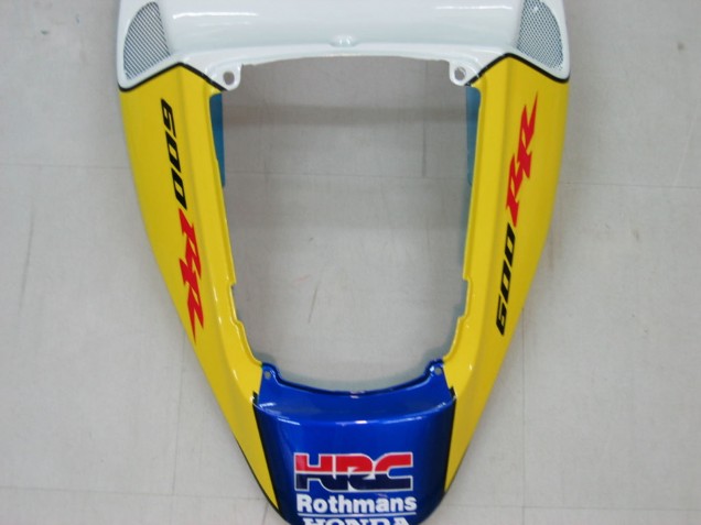2005-2006 Honda CBR600RR Motorcycle Fairings - Blue White Yellow Rothmans Canada for Sale
