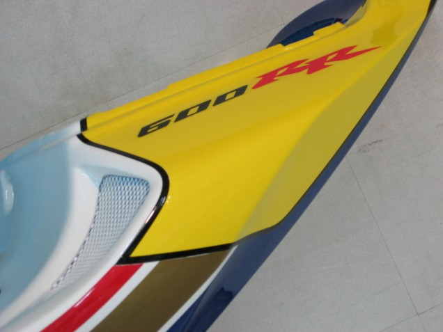 2005-2006 Honda CBR600RR Motorcycle Fairings - Blue White Yellow Rothmans Canada for Sale