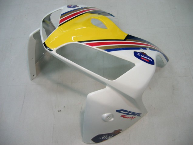2005-2006 Honda CBR600RR Motorcycle Fairings - Blue White Yellow Rothmans Canada for Sale