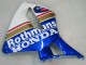 2005-2006 Honda CBR600RR Motorcycle Fairings - Blue White Yellow Rothmans Canada for Sale