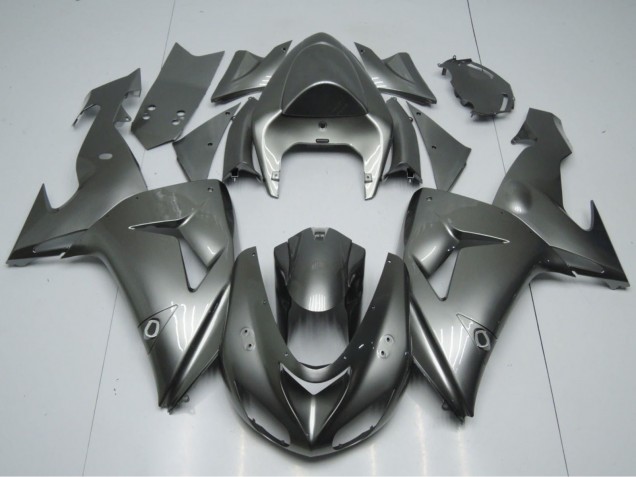 2006-2007 Kawasaki ZX10R Motorcycle Fairings - Glossy Grey Canada for Sale