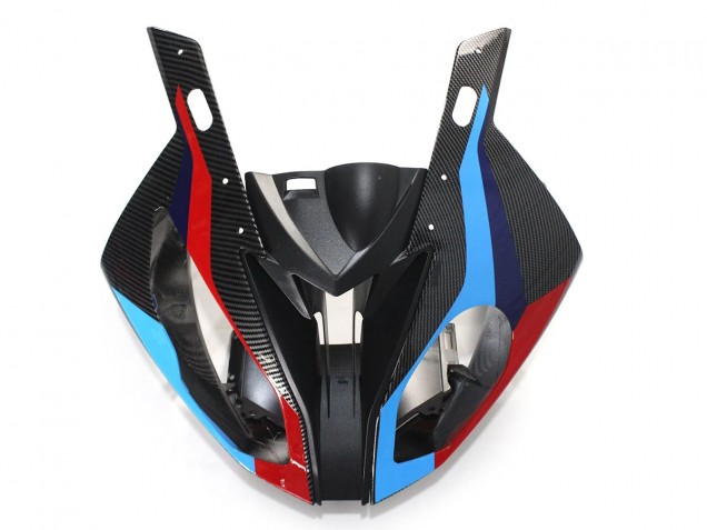 2015-2016 BMW S1000RR Motorcycle Fairings - Blue Red Carbon Fiber Canada for Sale