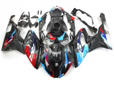 2015-2016 BMW S1000RR Motorcycle Fairings - Blue Red Carbon Fiber Canada for Sale