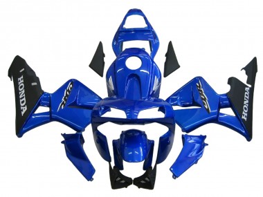 2003-2004 Honda CBR600RR Motorcycle Fairing - Blue Matte Black Canada for Sale