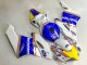 2004-2005 Honda CBR1000RR Motorcycle Fairings - White Blue Yellow Rothmans Canada for Sale