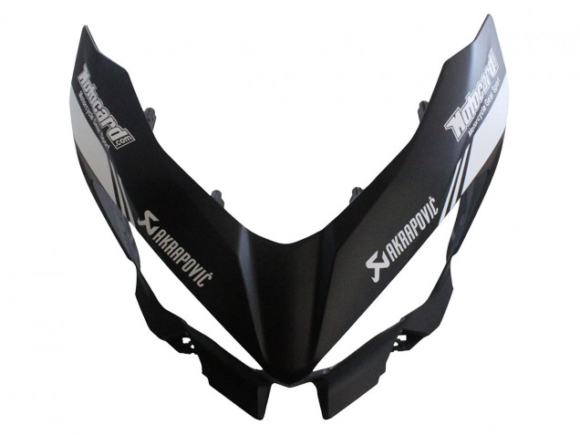 2018-2024 Kawasaki EX400 Motorcycle Fairings - Matte Black Green Monster Showr Snow Canada for Sale