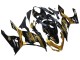 2018-2024 Kawasaki EX400 Motorcycle Fairings - Gold Glossy Black Canada for Sale