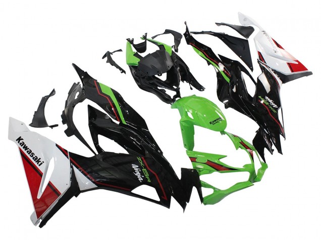 2019-2022 Kawasaki ZX6R Motorcycle Fairings - Green Glossy Black White Red Canada for Sale