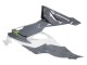 2019-2022 Kawasaki ZX6R Motorcycle Fairings - White Grey Green Canada for Sale
