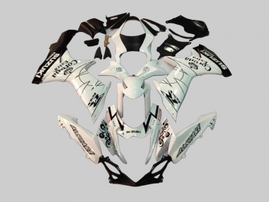 2011-2024 Suzuki GSXR 600/750 Motorcycle Fairings - White Black Alstare Corona Extra Motul Canada for Sale