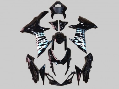 2011-2024 Suzuki GSXR 600/750 Motorcycle Fairings - Glossy Black White Canada for Sale