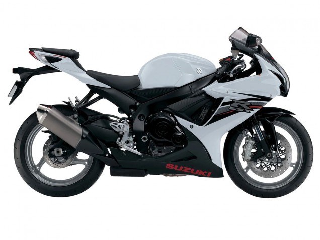 2011-2024 Suzuki GSXR 600/750 Motorcycle Fairings - White Black Canada for Sale
