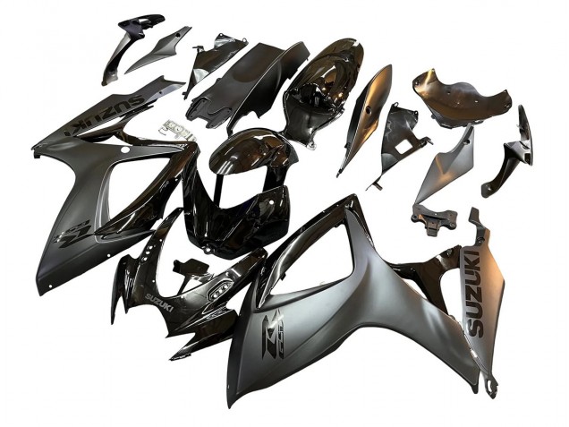 2006-2007 Suzuki GSXR 600/750 Motorcycle Fairings - Glossy Black Matte Black Canada for Sale