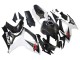 2006-2007 Suzuki GSXR 600/750 Motorcycle Fairings - Black White Carbon Fiber Style Canada for Sale