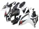 2006-2007 Suzuki GSXR 600/750 Motorcycle Fairings - Black White Carbon Fiber Style Canada for Sale