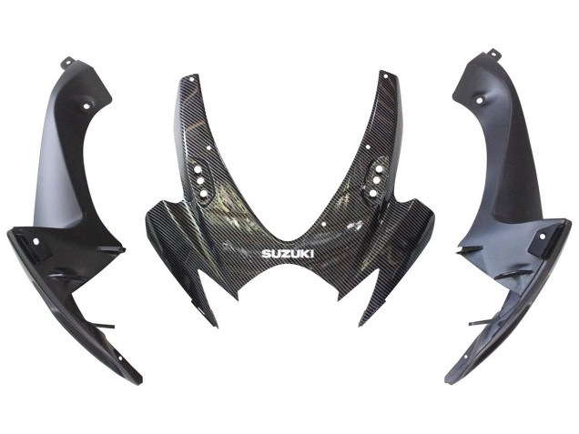 2006-2007 Suzuki GSXR 600/750 Motorcycle Fairings - Black White Carbon Fiber Style Canada for Sale