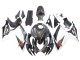 2006-2007 Suzuki GSXR 600/750 Motorcycle Fairings - Black White Carbon Fiber Style Canada for Sale