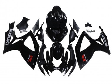 2006-2007 Suzuki GSXR 600/750 Motorcycle Fairings - Glossy Black Canada for Sale