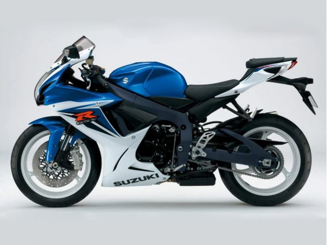 2011-2024 Suzuki GSXR 600/750 Motorcycle Fairings - Blue White Canada for Sale