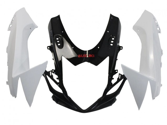 2011-2024 Suzuki GSXR 600/750 Motorcycle Fairings - White Glossy Black Canada for Sale