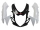 2011-2024 Suzuki GSXR 600/750 Motorcycle Fairings - White Glossy Black Canada for Sale