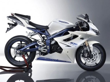 2006-2008 Triumph Daytona 675 Motorcycle Fairings - White Blue Canada for Sale