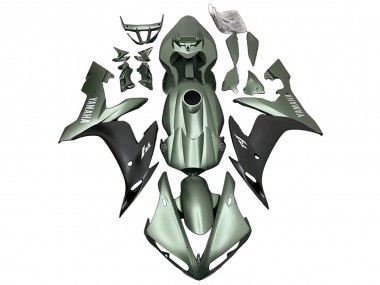 2004-2006 Yamaha YZF R1 Motorcycle Fairings - Matte Green Matte Black Canada for Sale