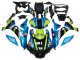 2015-2019 Yamaha YZF R1 Motorcycle Fairings - Blue Green Black Shark Canada for Sale