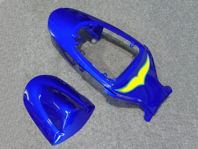 2006-2007 Suzuki GSXR 600/750 Motorcycle Fairings - White Blue Yellow Corona Alstare Canada for Sale