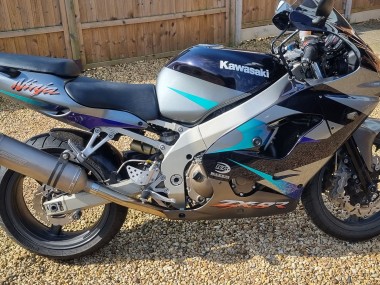 2002-2003 Kawasaki Ninja ZX9R Motorcycle Fairings - Blue Silver Canada for Sale